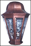 Copper pendant lighting fixture SBHL