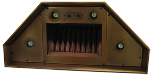 copper range hood insert