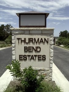 Thurman Bend sign