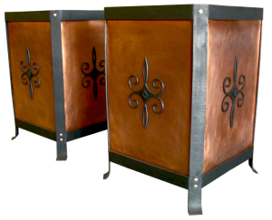 Custom Copper and Iron Planters