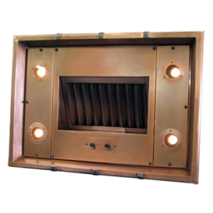 Range Hood 6E custom copper insert with premium double wall liner