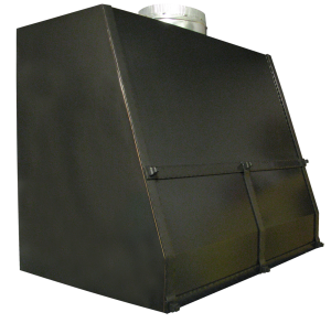 Range Hood 3, D; 3 quarter view