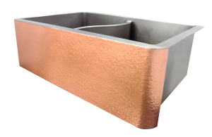 T33-2S Double Basin Farmhouse Sink with S-divider