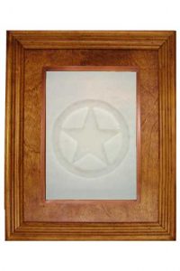 White Water Glass with Star - CPG6
