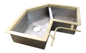 Constantine double basin corner sink