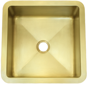 T15 Burnished Brass Sink with 2 in drain.
