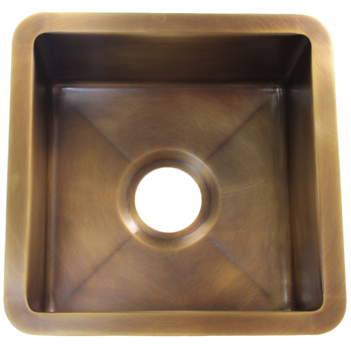 T15 Medium Brass Bar Sink with 3.5