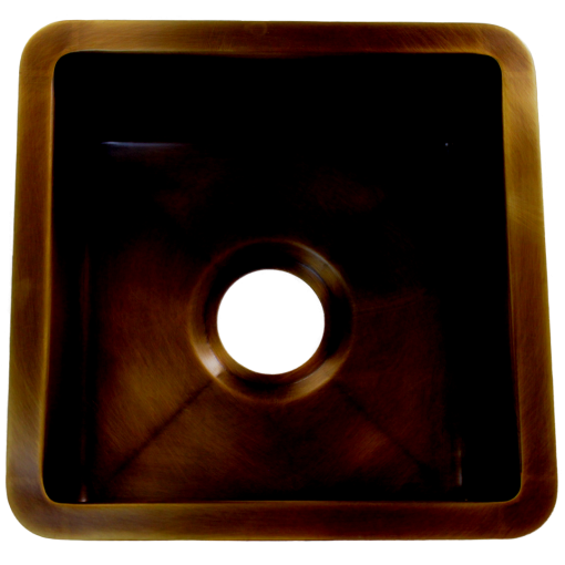 T15 Dark Brass Bar Sink with 3.5