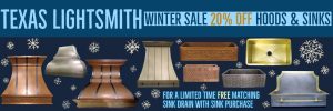 All Custom Range Hoods are now 20% off List Price!