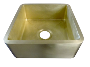 T18 Apron Sink in Burnished Brass