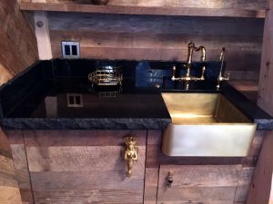 T15 Brass Apron Sink for temple
