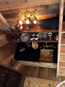 T15 Brass Apron Sink for temple