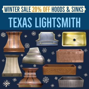 Winter Sale - 20% Off hoods & sinks!