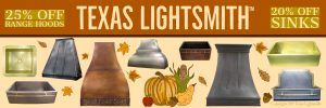 Autumn Sale – 25% off Hood/20% Off Sinks