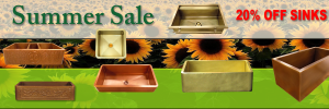 Summer Sale – 20% Off Sinks