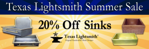 Summer Sale – 20% Off Sinks