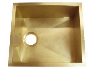 Corner Restaurant Sink - top view