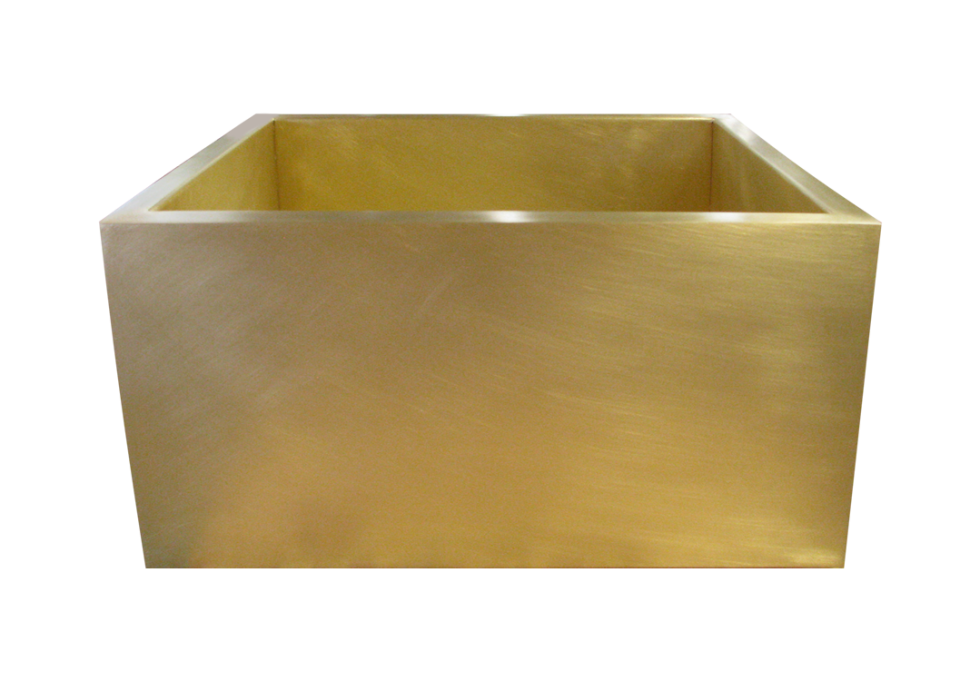 Custom Corner Apron Sink Texas Lightsmith