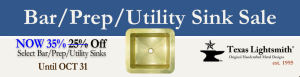 35% Off Select Sinks