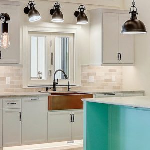 Custom Farmhouse Sink; Medium Copper