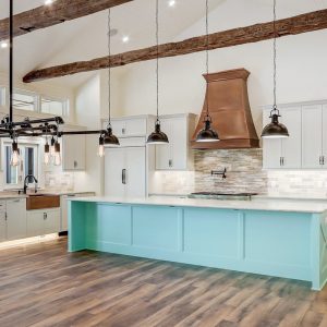 Copper Range Hood and Apron Sink in Waterford, WI