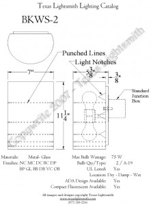 BKWS-2 Spec Drawing