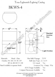 BKWS-4 Spec Drawing