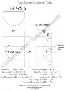 BKWS-5 Spec Drawing