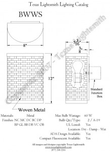 BWWS Spec Drawing
