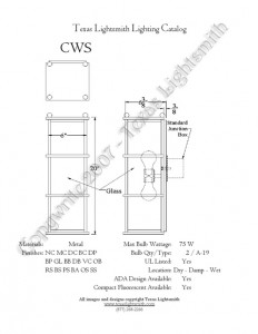 CWS Spec Drawing