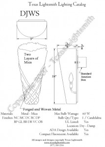 DJWS Spec Drawing