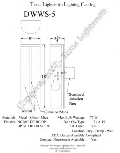 DWWS-5 Spec Drawing