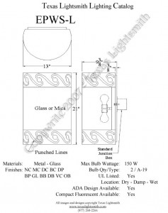 EPWS Spec Drawing