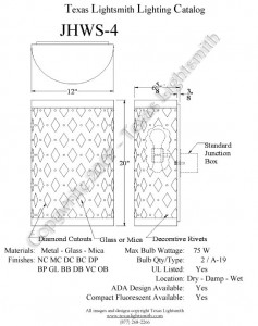 JHWS-4 Spec Drawing