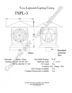 TPSL 3 spec drawing