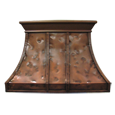 custom copper range hood Texas Lightsmith Model #13, F