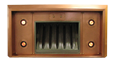 custom copper range hood Texas Lightsmith Model #54