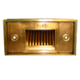 custom copper range hood Texas Lightsmith Model #4, J