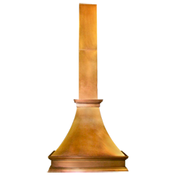 bronze custom range hood Texas Lightsmith Model #4, J