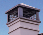 custom copper chimney cap