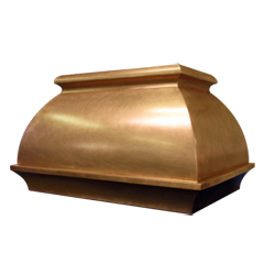 custom bronze range hood Texas Lightsmith Model #2