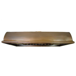 custom copper range hood Texas Lightsmith Model #21